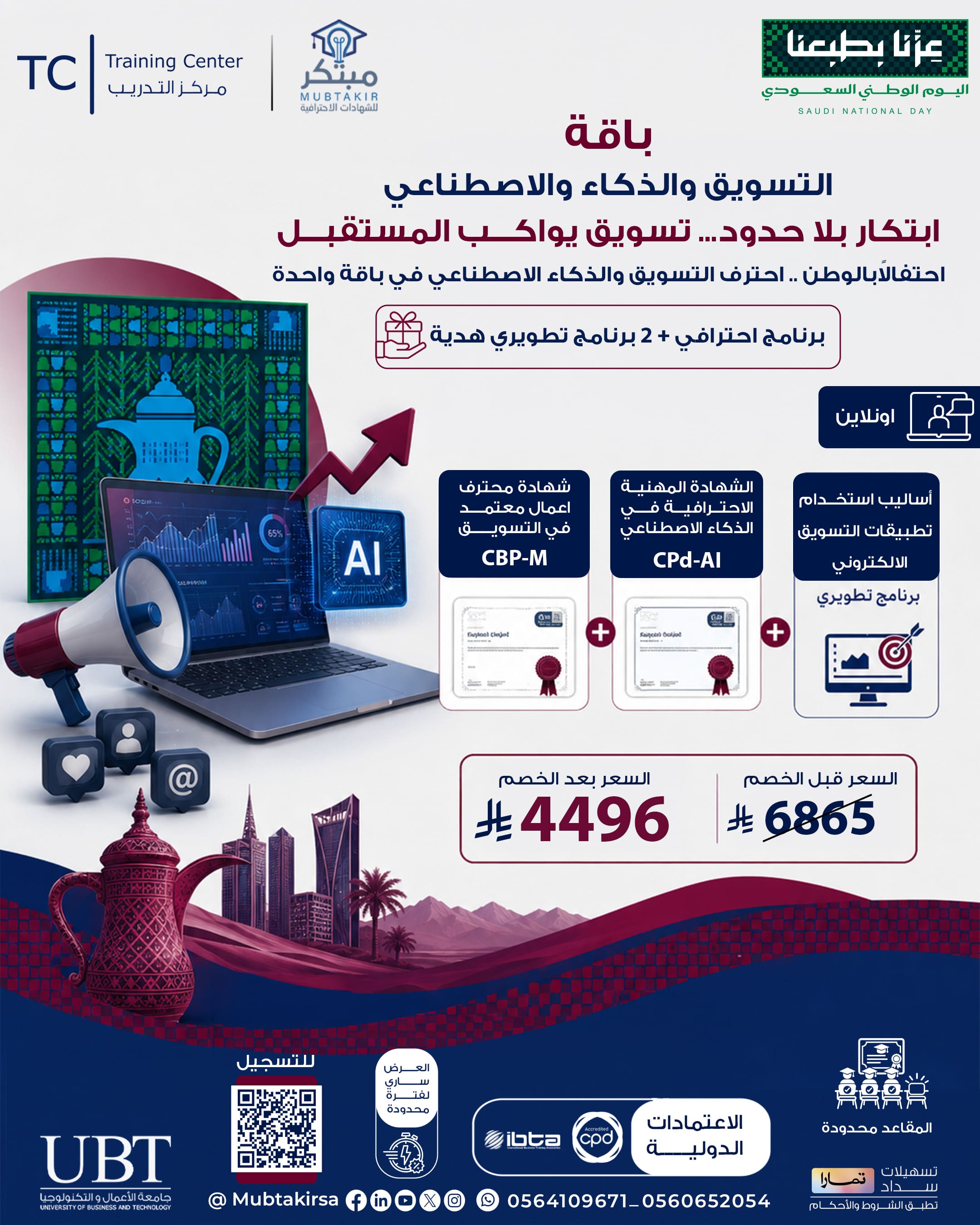 باقة التسويق والذكاء الاصطناعي