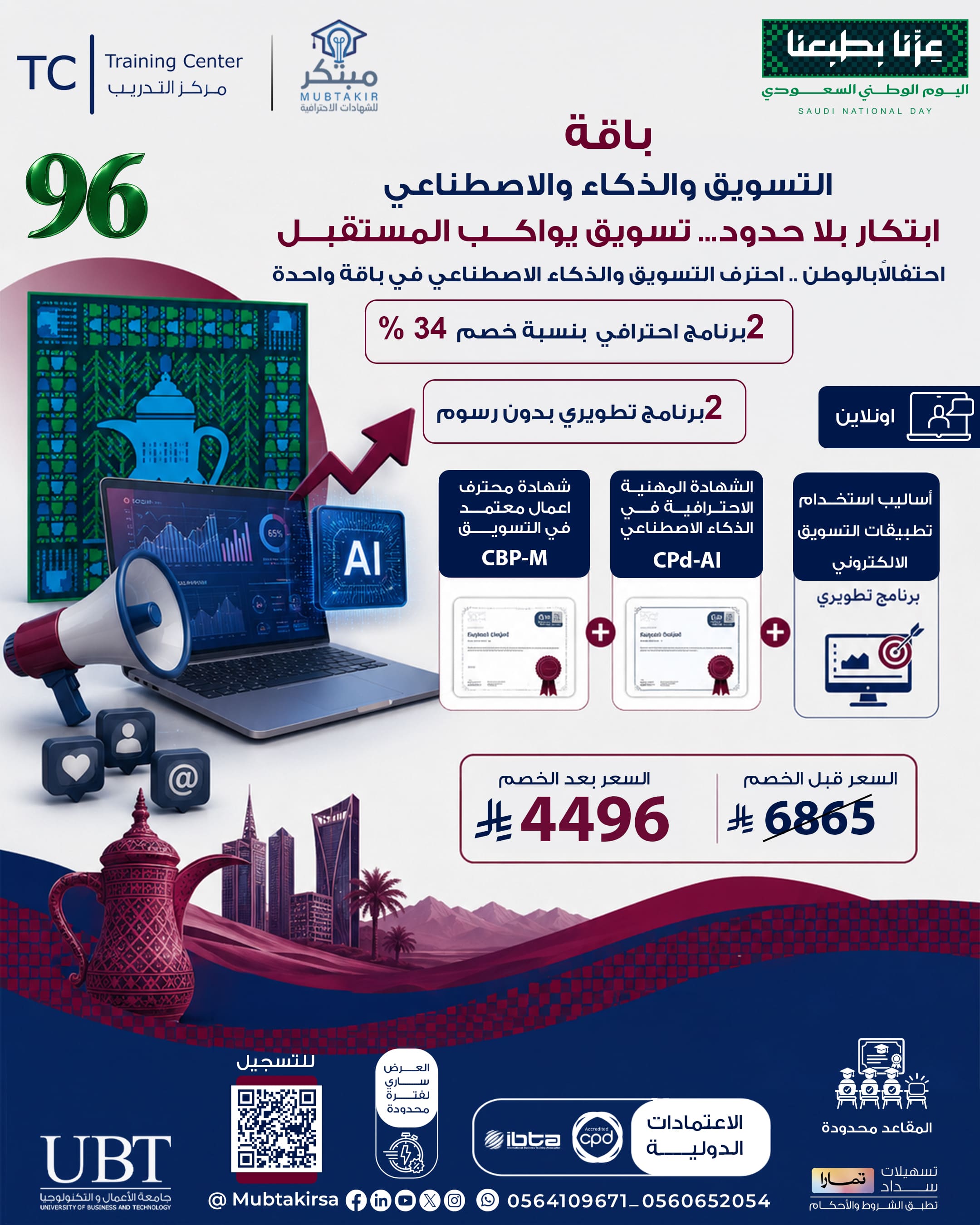 باقة التسويق والذكاء الاصطناعي